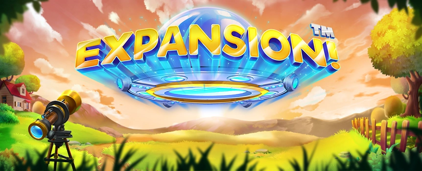 Expansion! is a 4 Row, 5 Reel, 30 Payline intergalactic pokie with Gigantic Cash Prizes on offer! Spin the Reels today.