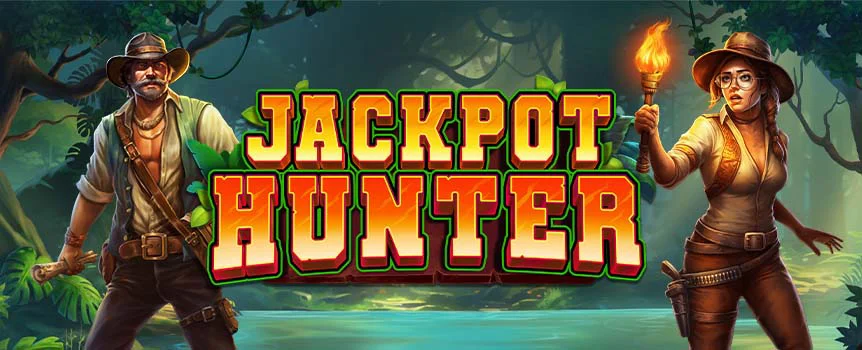 Uncover secret riches hidden deep inside the jungle of up to x5000 your bet in slots game Jackpot Hunter. Encounter Bonuses and Scatters throughout the journey.