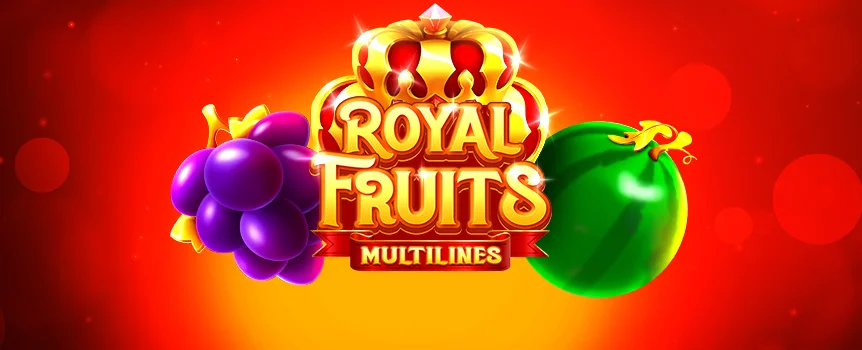 Catch the delicious fruits as they jump around the reels in Royal Fruit MultiLines. Play at Joe Fortune and scoop 3,000x your stake!