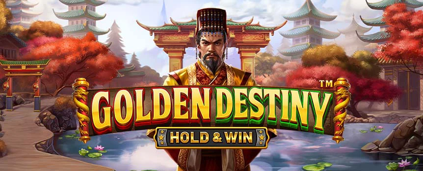 Step back into ancient Asia to claim Bonus Jackpots and a Max Win of x12,150 of your stake in Golden Destiny.